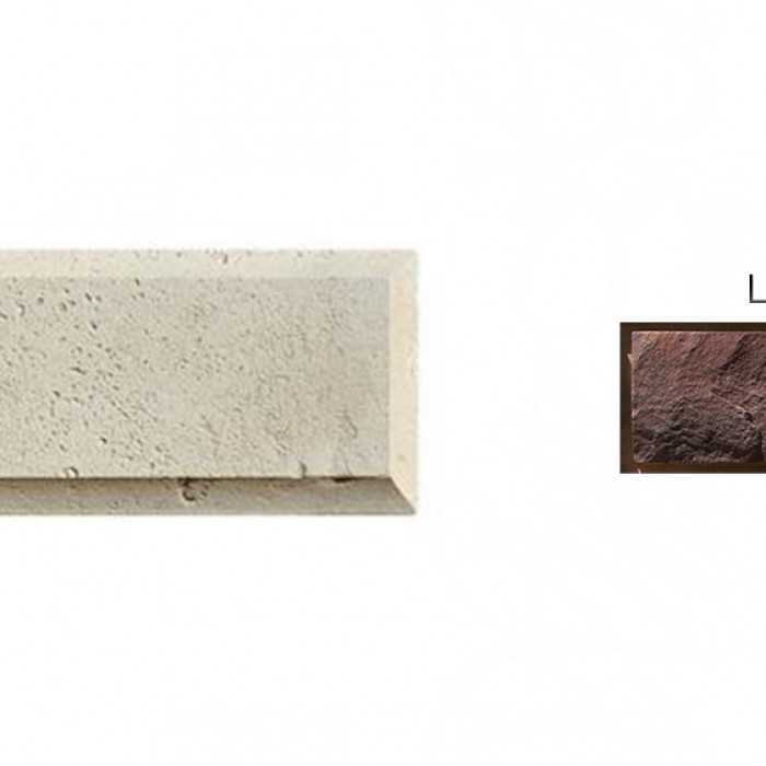 Рустовый камень White Hills 853-40 коричневый, 300*142*21-40 мм